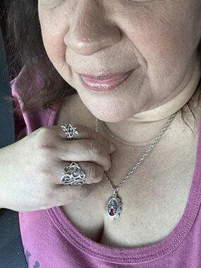 James Avery Enamel Virgin of Guadalupe Charm